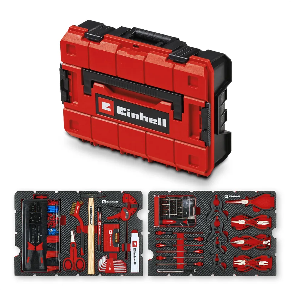 original-einhell-e-case-werkzeugkoffer-hobby-153-tlg-elektronik-reparatur-set-el image 1