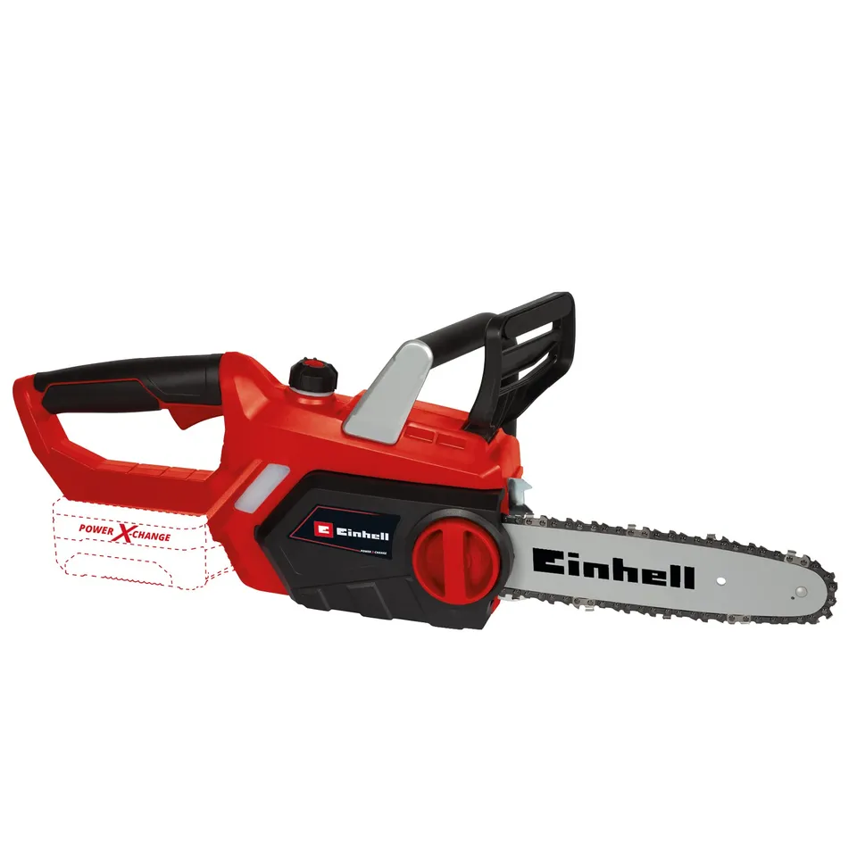 einhell-gc-ks-18-li-solo-akku-kettens-ge-18-v-power-x-change-mit-25-cm-schwert-o image 1