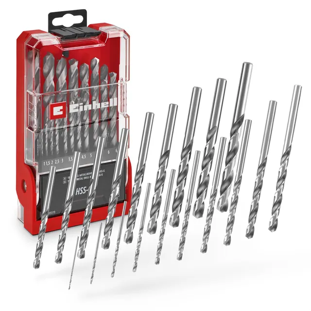 einhell-19-teiliges-hss-g-metallbohrer-set-hss-4241-hochglanzpoliert-135-split-p image 1