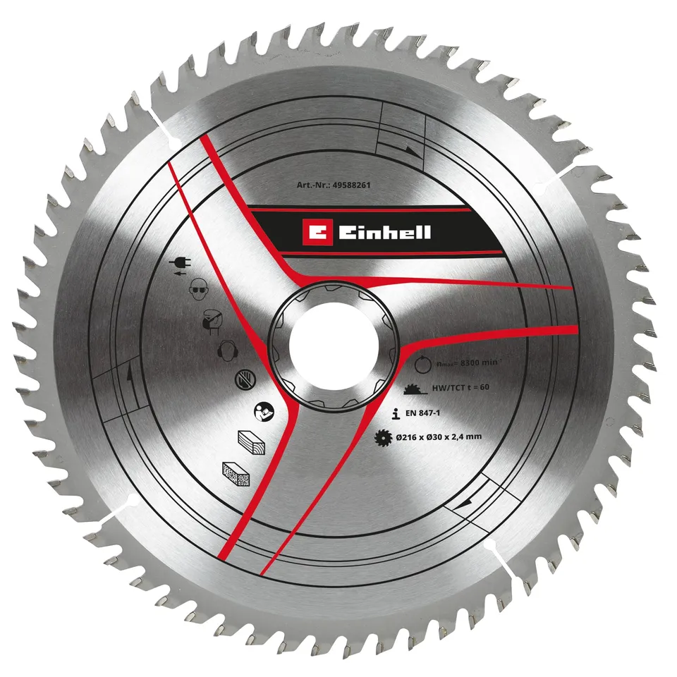 original-einhell-kreiss-geblatt-216x30-60-z-hne-hm-best-ckung-f-r-zug-kapp-gehru image 1