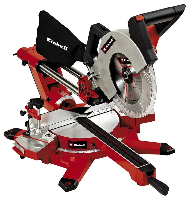 einhell-te-sm-2534-dual-zug-kapp-gehrungss-ge-1800-w-250-mm-s-geblatt-beidseitig image 1