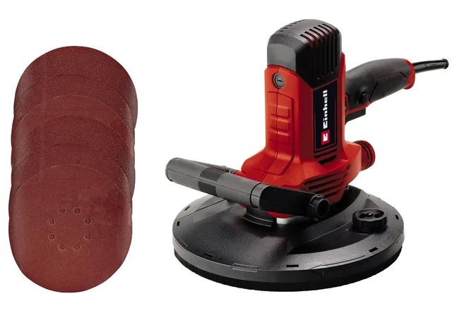 einhell-trockenbauschleifer-tc-dws-225-1220-w-225-mm-schleifteller-mit-b-rstenkr image 1