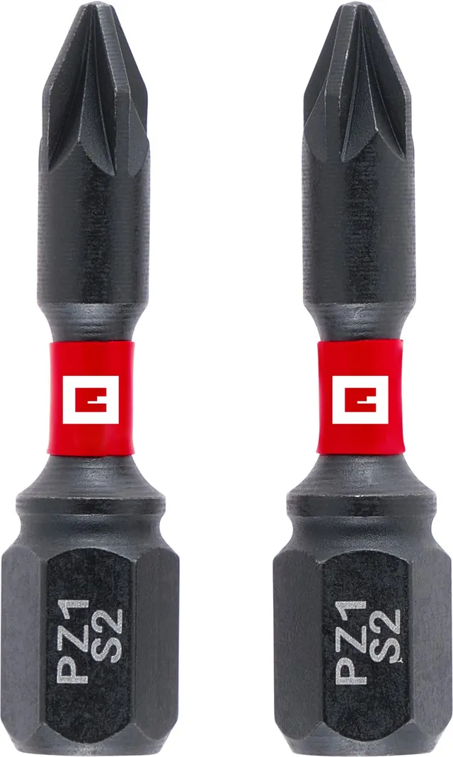 einhell-impact-bits-mit-doppel-torsion-2-tlg-30-mm-pz1-s2-stahl-manganphosphatie image 1