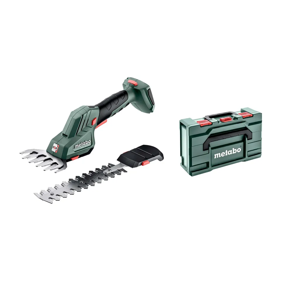 metabo-sgs-18-ltx-q-akku-gras-und-strauchschere-18-v-2-in-1-mit-quick-system-ink image 1