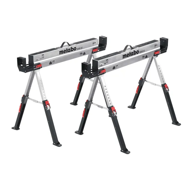 metabo-mab-82-2-arbeitsbock-set-2er-set-stahl-klappb-cke-h-henverstellbar-pulver image 1