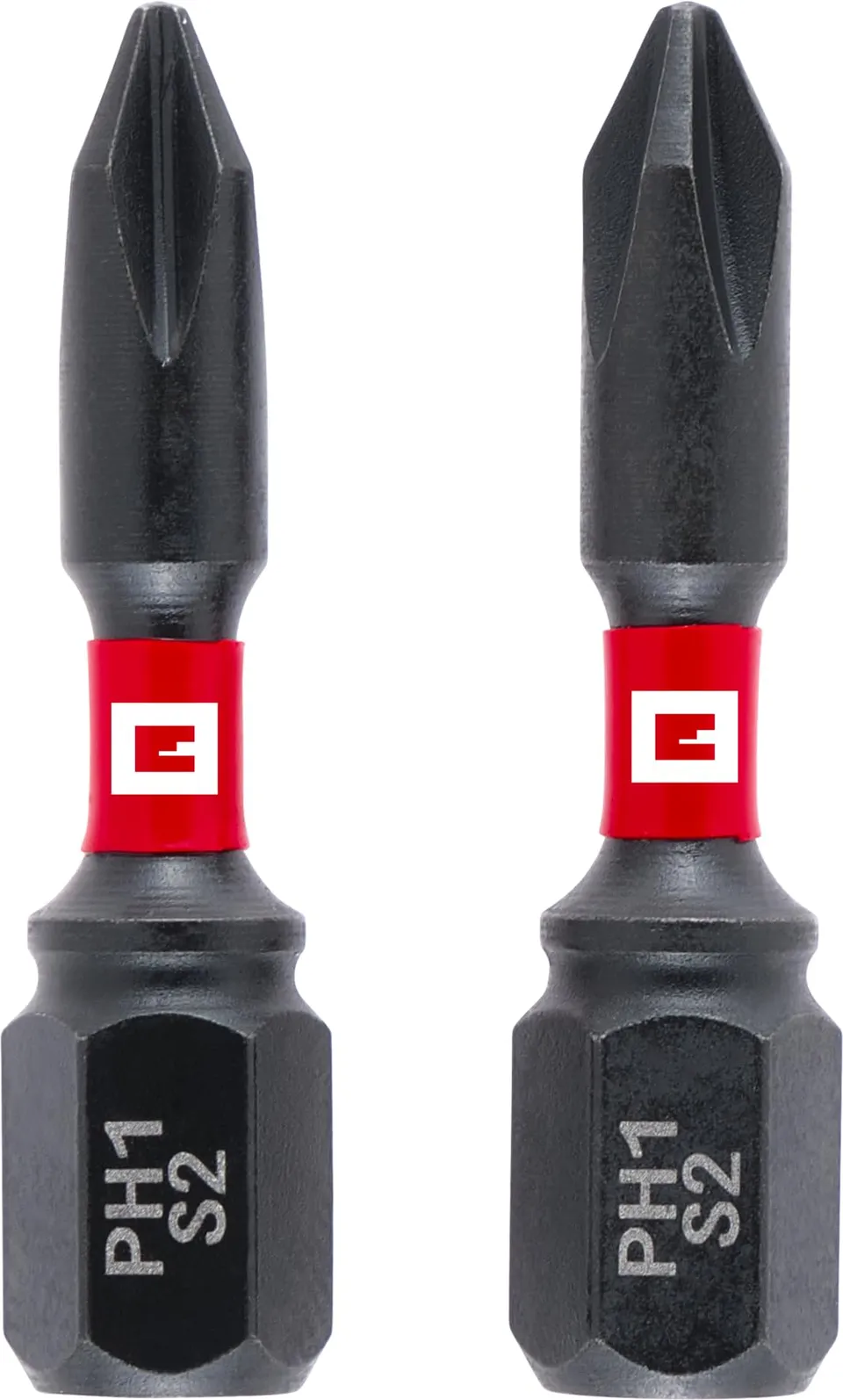 einhell-impact-bits-doppel-torsion-2-tlg-30-mm-ph1-s2-stahl-c-6-3-schaft image 1