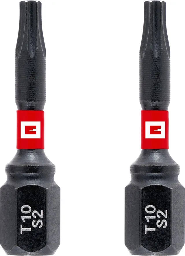 einhell-impact-bits-doppel-torsion-2-tlg-30-mm-t10-s2-stahl-c-6-3-schaft image 1