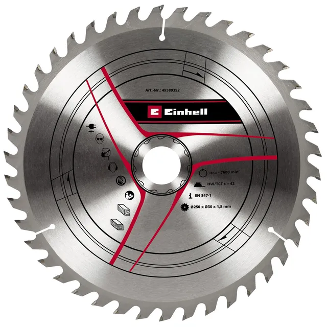 original-einhell-kreiss-geblatt-250x30-42-geschr-nkte-hm-z-hne-schnittbreite-1-8 image 1