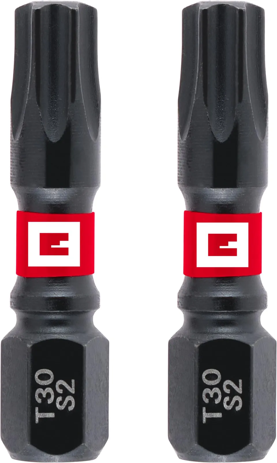 einhell-impact-bits-doppel-torsion-2-tlg-30-mm-t30-s2-stahl-c-6-3-schaft image 1
