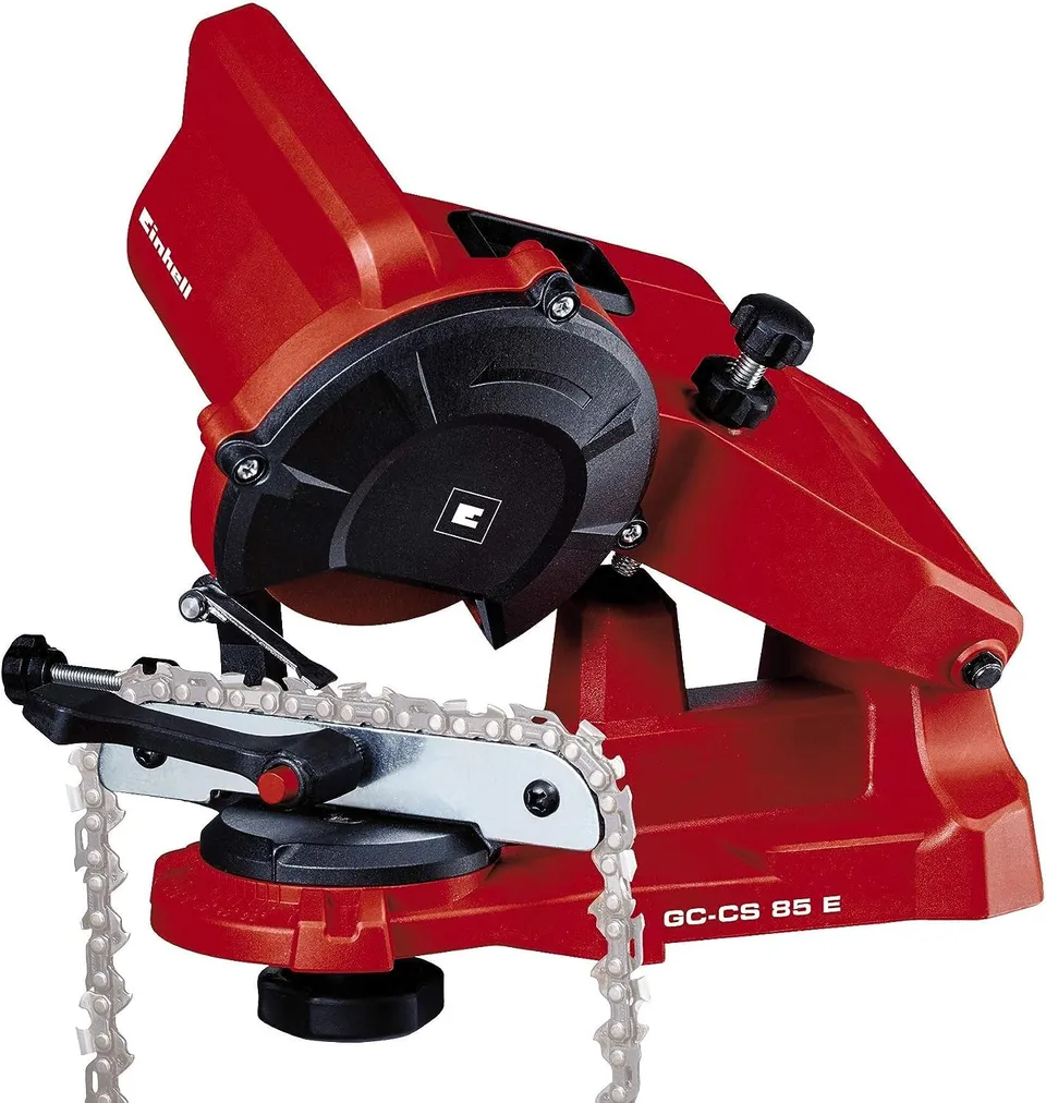 einhell-gc-cs-85-e-s-gekettensch-rfger-t-85-w-5-500-min-schleifwinkeleinstellung image 1