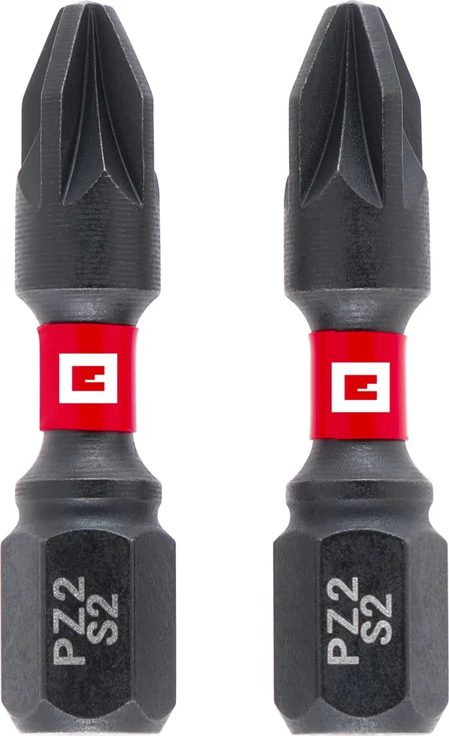 einhell-impact-bits-doppel-torsion-2-tlg-30-mm-pz2-s2-stahl-c-6-3-schaft image 1