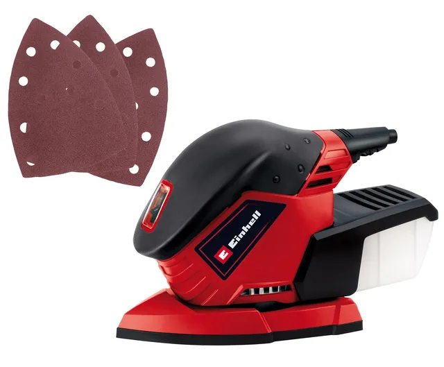 einhell-multischleifer-te-os-1320-130-w-dreiecksschleifer-mit-staubfangbox-und-2 image 1