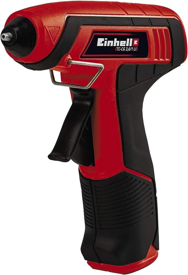 einhell-tc-cg-3-6-1-li-akku-hei-klebepistole-3-6-v-li-ion-max-160-c-150-mm-klebe image 1