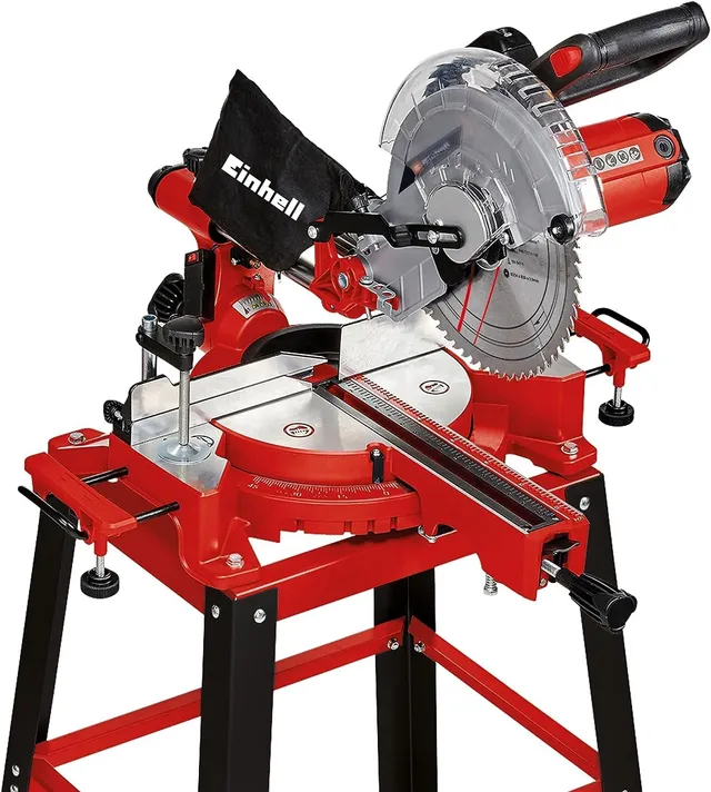einhell-zug-kapp-gehrungss-ge-tc-sm-2531-2-u-1900-w-254-mm-s-geblatt-untergestel image 1