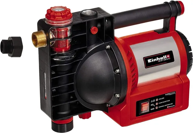 einhell-gartenpumpe-ge-gp-1246-n-fs-1-200-w-4-600-l-h-5-bar-f-rderdruck-flow-sen image 1