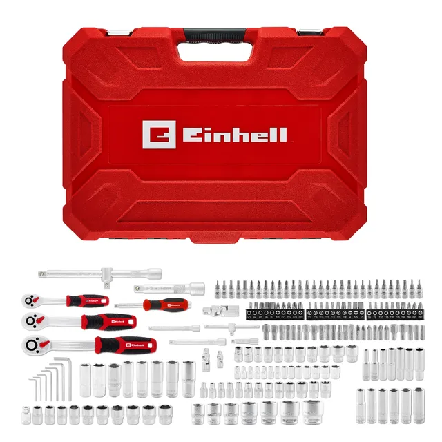 einhell-stecknuss-und-ratschen-set-181-tlg-1-4-3-8-1-2-72-zahn-umschaltknarren-c image 1