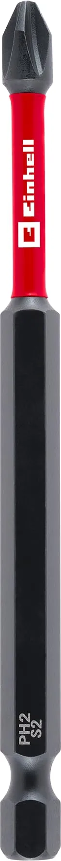 einhell-impact-bit-100-mm-ph2-s2-stahl-torsionszone-1-4-e-6-3-schaft-roter-fartr image 1