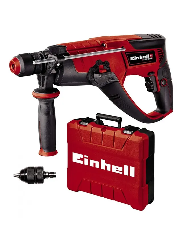 einhell-bohrhammer-te-rh-28-5f-950-w-3-j-schlagst-rke-5-funktionen-sds-plus-aufn image 1