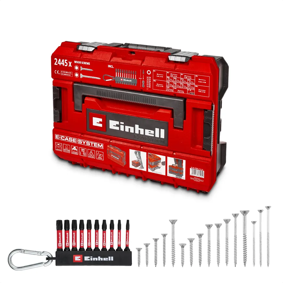 einhell-e-case-schrauben-set-2445-tlg-universalschrauben-t10-t30-mit-senkkopf-un image 1
