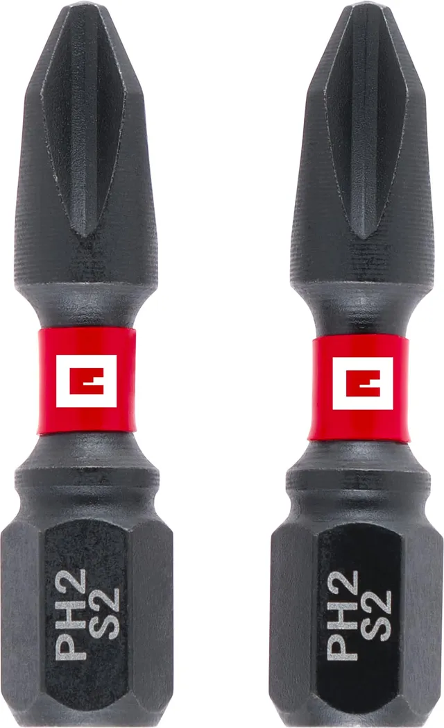 original-einhell-impact-bits-doppel-torsion-2-teilig-30-mm-ph2-s2-stahl-manganph image 1