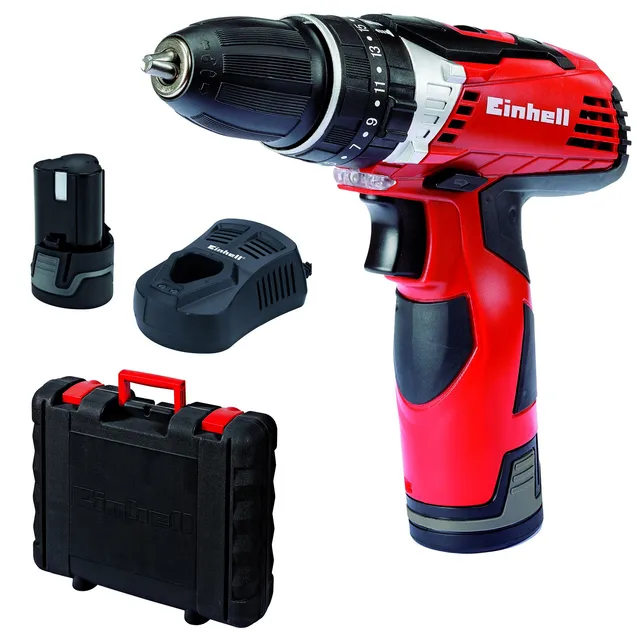 einhell-te-cd-12-li-i-akku-schlagbohrschrauber-12-v-30-nm-2-gang-led-licht-inkl- image 1