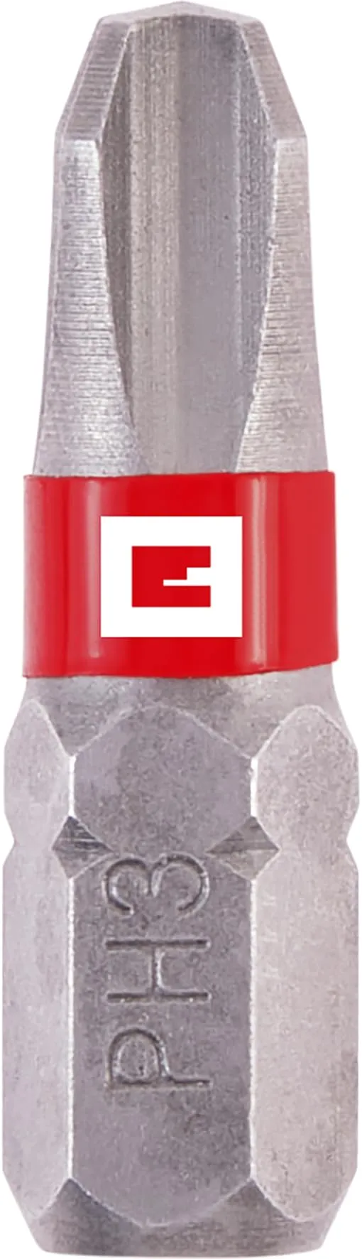 einhell-3x-standard-bits-25-mm-ph3-1-4-c6-3-schaft-crv-stahl-mit-lasermarkierung image 1