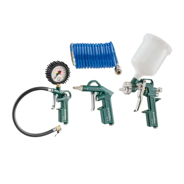 metabo-lpz-4-set-druckluft-werkzeugset-5-teilig-601585000-farbspritzpistole-reif image 1
