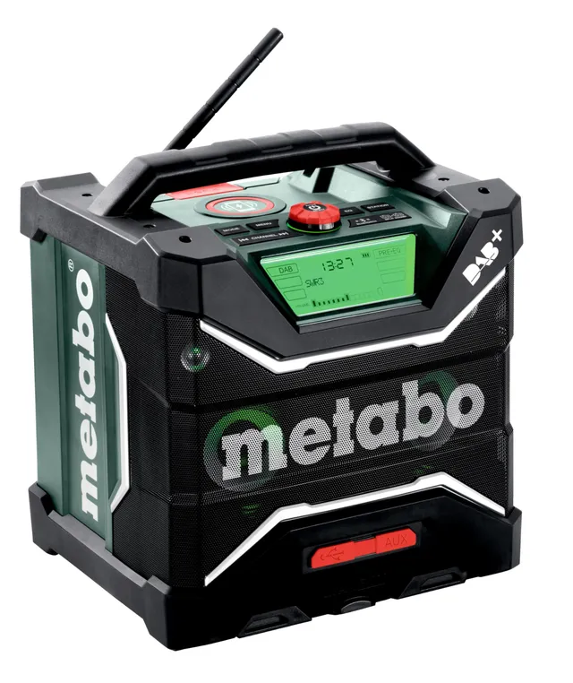 metabo-akku-baustellenradio-rc-12-18-32w-bt-dab-600779850-ip54-bluetooth-dab-fm- image 1