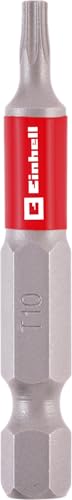 einhell-standard-bits-3-teilig-50-mm-t10-chrom-vanadium-e-6-3-schaft-mit-rotem-f image 3