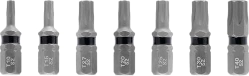einhell-bit-set-7-tlg-25-mm-t10-t40-torx-torsionszone-c-6-3-schaft-s2-stahl image 2