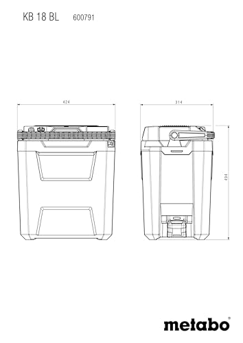 metabo-akku-k-hlbox-kb-18-bl-18-v-brushless-k-hl-warmhaltebox-ohne-akku-cas-komp image 7