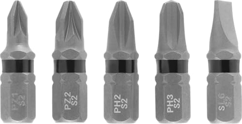 einhell-impact-bit-set-5-tlg-25-mm-ph-pz-sl-torsionszone-s2-stahl-c-6-3-schaft image 2