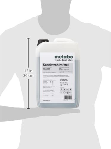 metabo-sandstrahlmittel-8-kg-0-2-0-5-mm-aluminiumsilikatglasschmelze-f-r-rost-un image 5