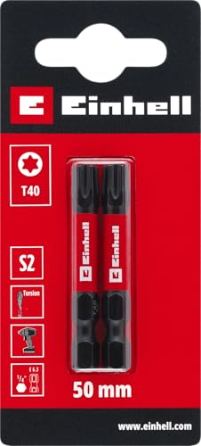 einhell-impact-bits-2er-set-50-mm-t40-s2-stahl-mit-torsionszone-e-6-3-schaft-rot image 4
