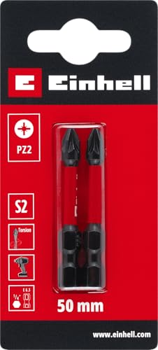 einhell-impact-bits-2-teilig-50-mm-pz2-s2-stahl-mit-torsionszone-c-6-3-schaft-ro image 4