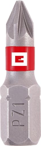 einhell-standard-bits-3-tlg-25-mm-pz1-chrom-vanadium-roter-farbring-c-6-3-schaft image 3