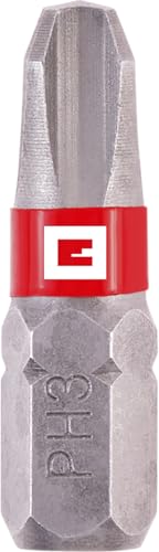 einhell-3x-standard-bits-25-mm-ph3-1-4-c6-3-schaft-crv-stahl-mit-lasermarkierung image 3