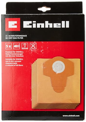 original-einhell-schmutzfangsack-40-l-5-st-ck-papier-passend-f-r-einhell-nass-tr image 4