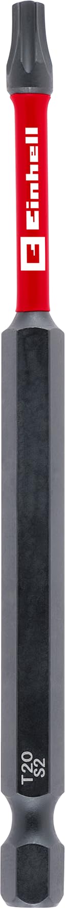 einhell-impact-bit-100-mm-t20-s2-stahl-torsionszone-c-6-3-schaft-roter-farbring image 1