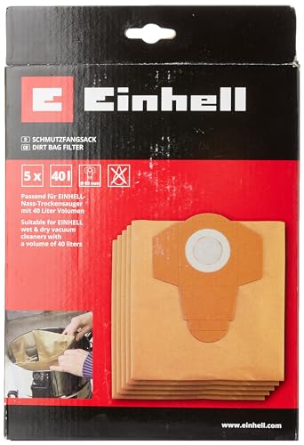 original-einhell-schmutzfangsack-40-l-5-st-ck-papier-passend-f-r-einhell-nass-tr image 5