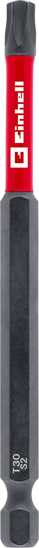 original-einhell-impact-bit-100-mm-t30-s2-stahl-langbit-mit-doppel-torsionszone- image 1
