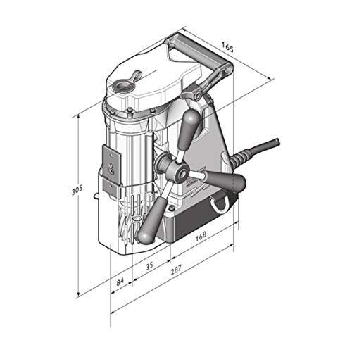 fein-kbb-40-magnetkernbohrmaschine-1100-w-kernbohren-bis-40-mm-kompakte-alu-druc image 5