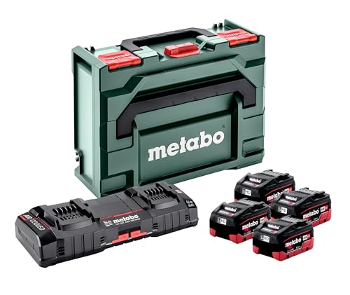 metabo-basis-set-4x-lihd-5-5-ah-18-v-akkupacks-asc-145-duo-schnellladeger-t-meta image 2
