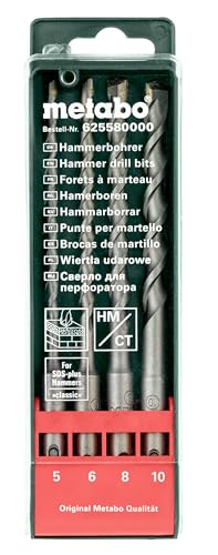 metabo-sds-plus-sp-bohrersatz-4-teiliges-betonbohrer-set-5-6-8-10-mm-160-mm-hart image 6