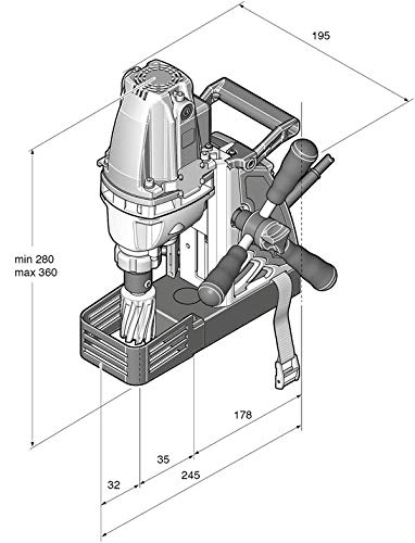 fein-kbe-30-magnet-kernbohrmaschine-750-watt-kernbohren-bis-30-mm-1-gang-eco-727 image 7