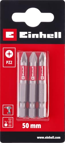 einhell-standard-bits-3-teilig-50-mm-pz2-chrom-vanadium-e-6-3-schaft-mit-rotem-f image 4