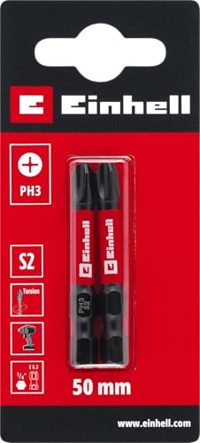 original-einhell-impact-bits-2-teilig-50-mm-ph3-s2-stahl-mit-torsionszone-und-c- image 4