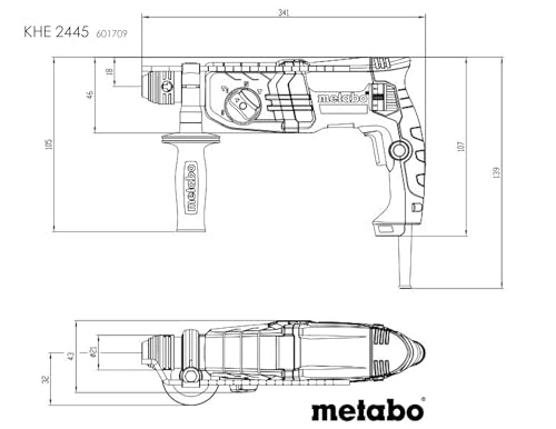 metabo-kombihammer-khe-2445-601709500-3-funktionen-hammerbohren-bohren-mei-eln-m image 6