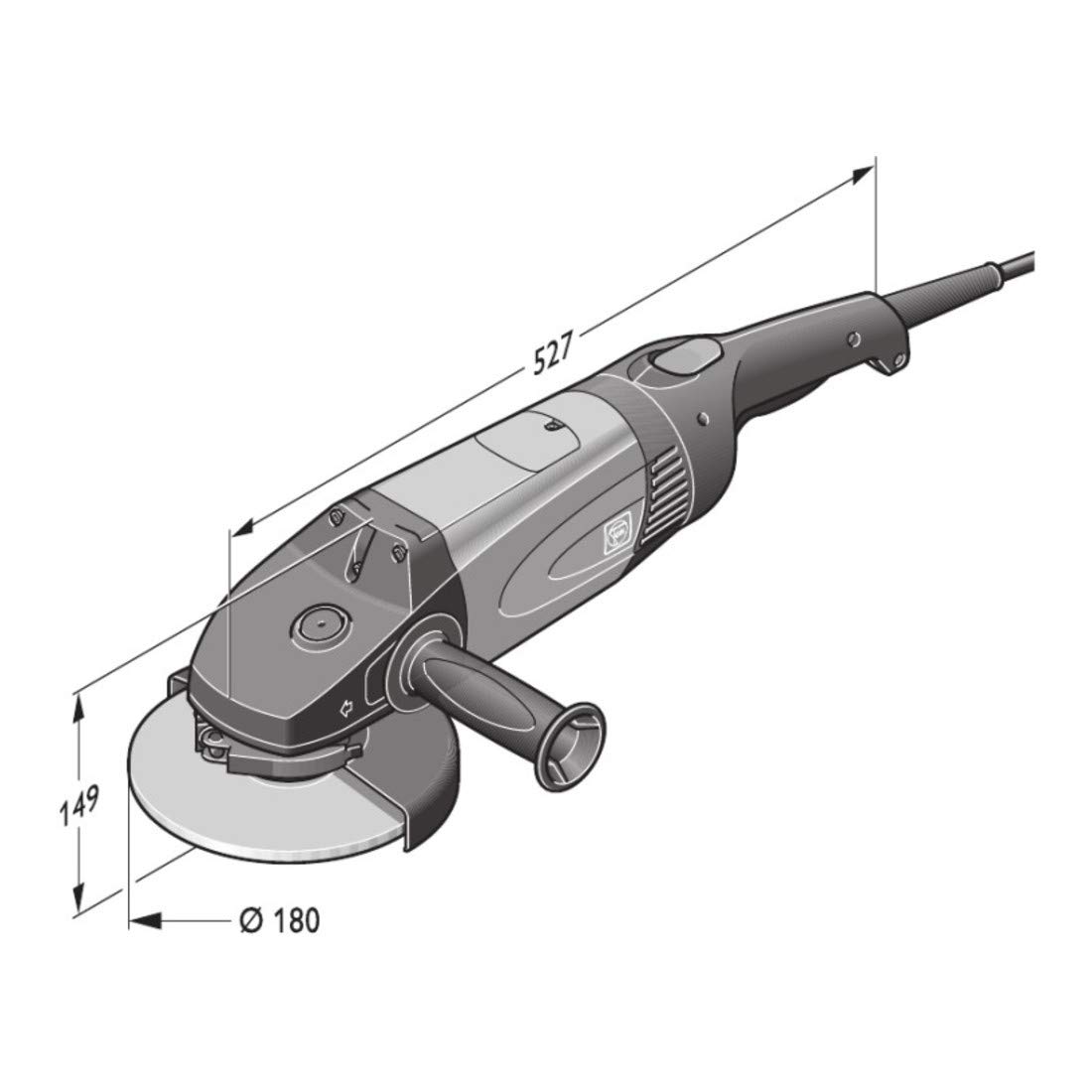 fein-wsg-20-180-winkelschleifer-180-mm-scheibendurchmesser-hochleistungsmotor-f- image 2