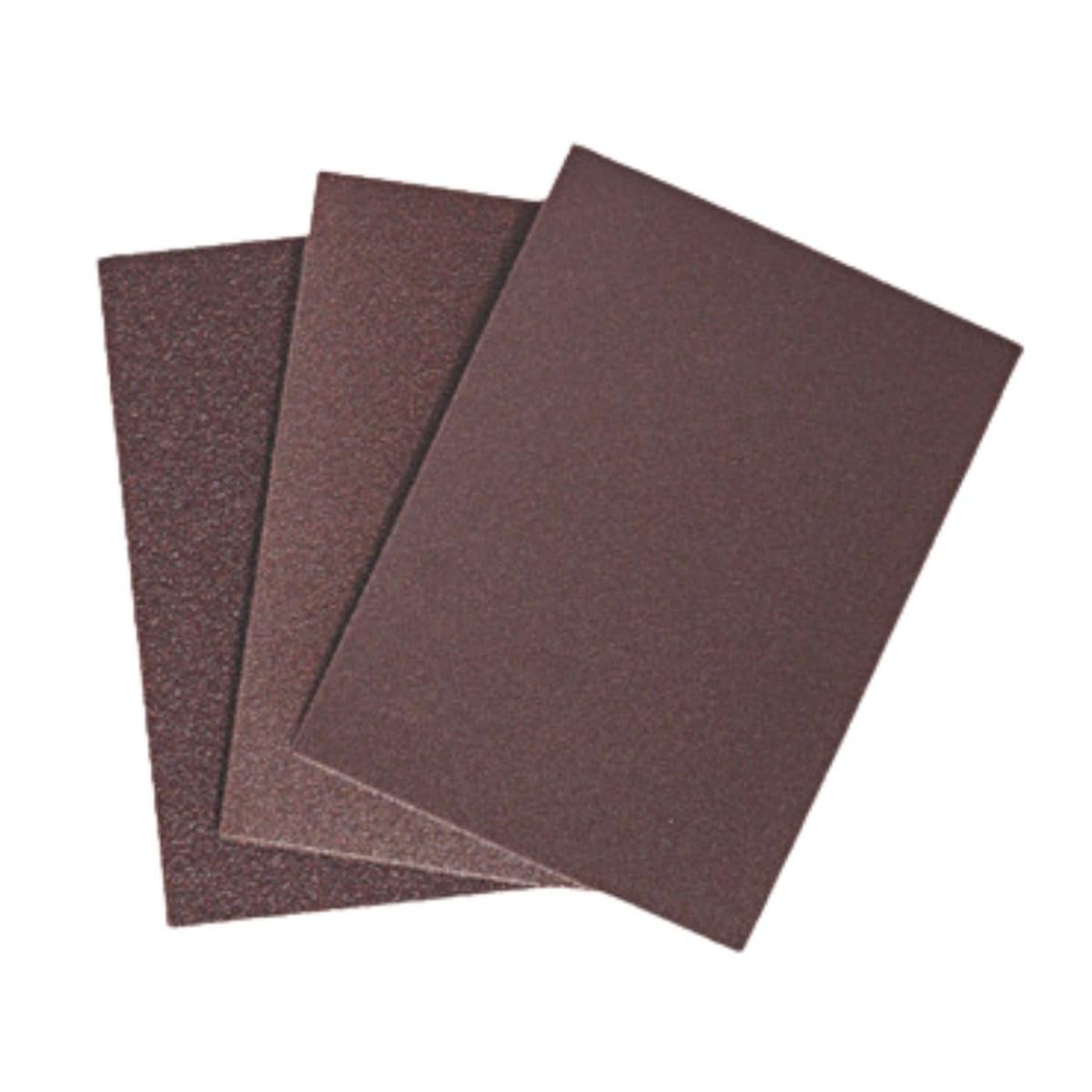 fein-schleifpapier-f-r-profil-schleifset-korn-80-25-st-ck-korund-ungelocht-klett image 1